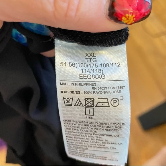 Handmade tie dye dress ruffle sleeveless lightning galaxy XXL purple - Picture 13 of 14